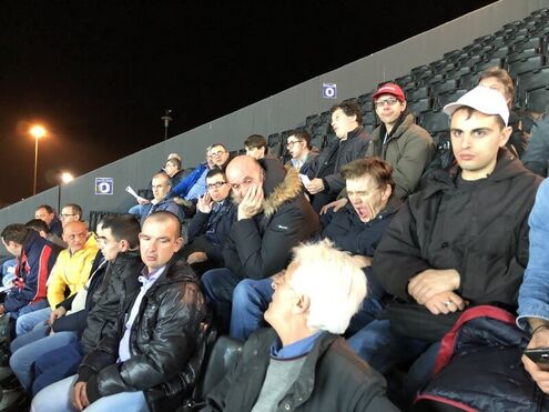 Allo stadio Friuli a vedere la partita Italia-Finlandia