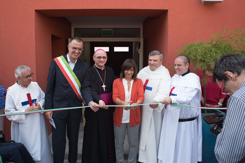La cerimonia d'inaugurazione del CRA 