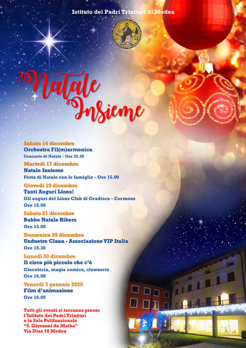 Locandina eventi di Natale 2019