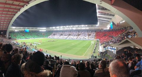 Partita italia-Finlandia allo stadio Friuli